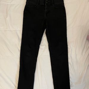 High rise black jeans
